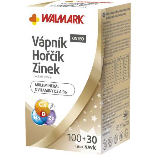 WALMARK Váp-Hoř-Zinek Osteo, 100+30 tbl